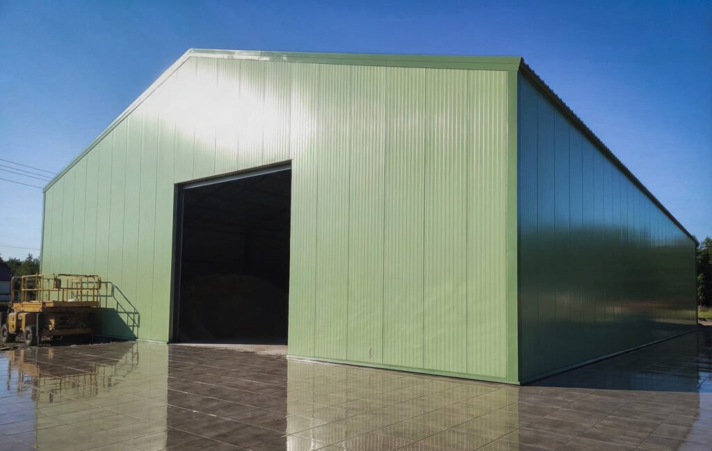 modular storage hangar - completed Kaunas