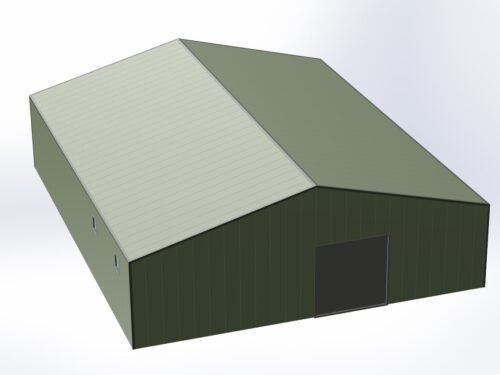 modulinis sandėliavimo angaras - projektavimas